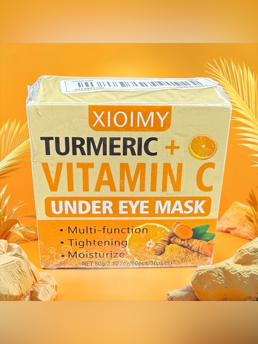 🏷️‼️5/$25🏷️‼️🍊Xioimy🍊Turmeric + Vitamin C Under Eye Mask/NIB